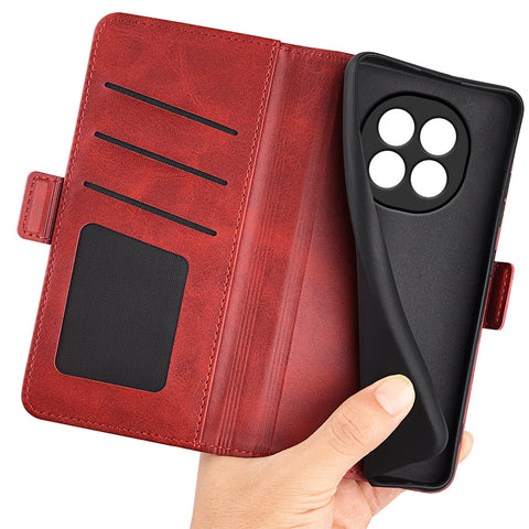 For Oppo F29 5G Case Calf Texture Leather Wallet Phone Cover