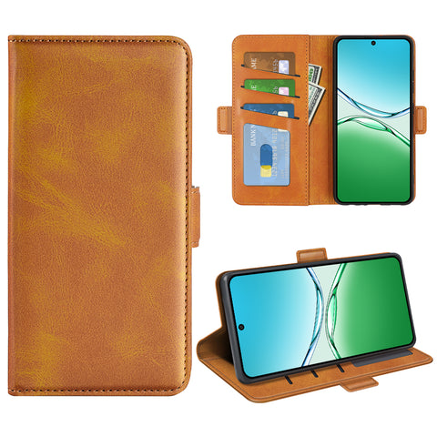 For Oppo F29 5G Case Calf Texture Leather Wallet Phone Cover