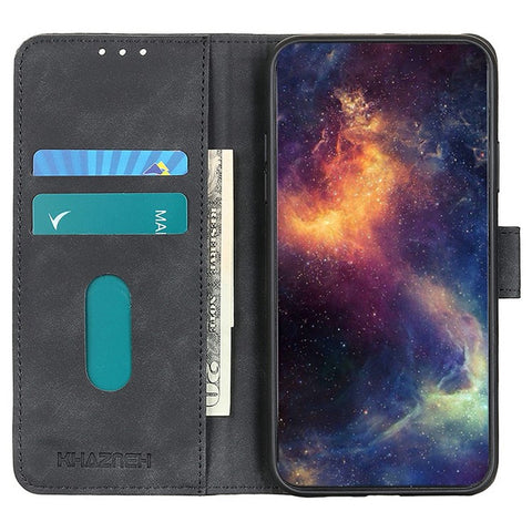 KHAZNEH For Motorola Edge 60 5G / 60 Fusion 5G / 60 Pro 5G Case PU Leather Retro Texture Phone Cover