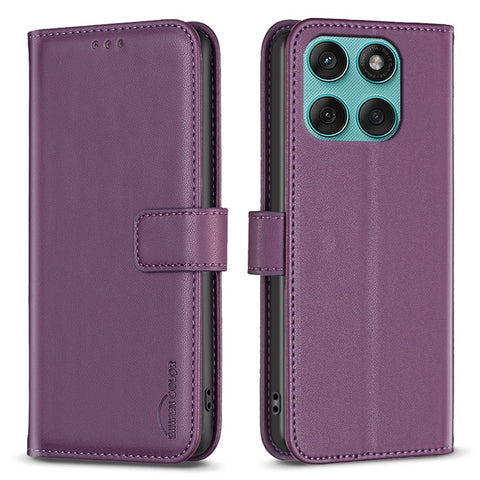 BINFEN COLOR BF17 For Motorola Edge 60 5G / 60 Fusion 5G Case Wallet Folio Flip Leather Cover