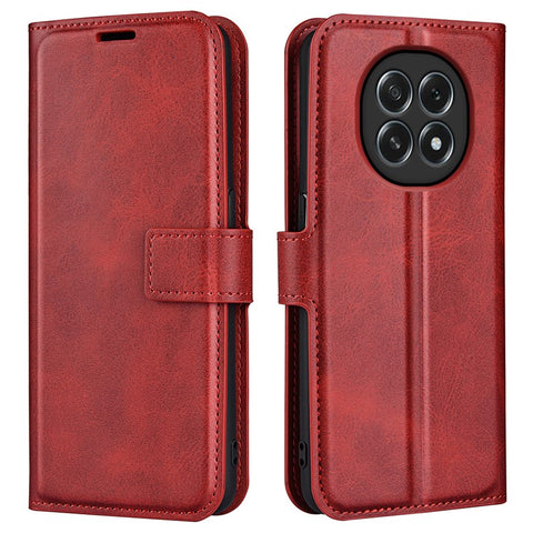 For Oppo F29 5G Stand Case Anti-Scratch Calf Texture Leather Phone Cover