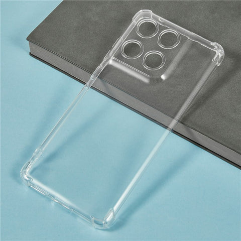 For Motorola Edge 60 5G / 60 Fusion 5G Phone Case Reinforced Four Corner Anti-Drop Clear TPU Cover