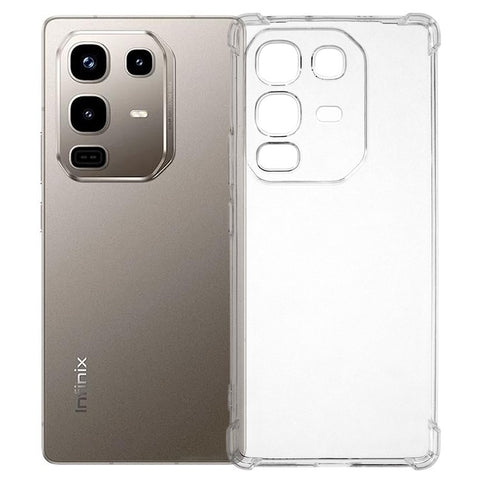 For Infinix Note 50 4G  /  Note 50 Pro 4G Phone Case Reinforced Four Corner Anti-Drop Clear TPU Cover