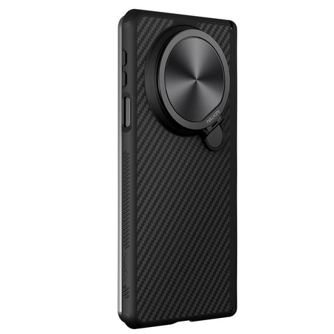 NILLKIN For Huawei Mate X6 Magnetic Case TPU + Aramid Fiber Lens Cover Kickstand Phone Cover