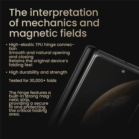 NILLKIN For Huawei Mate X6 Magnetic Case TPU + Aramid Fiber Lens Cover Kickstand Phone Cover