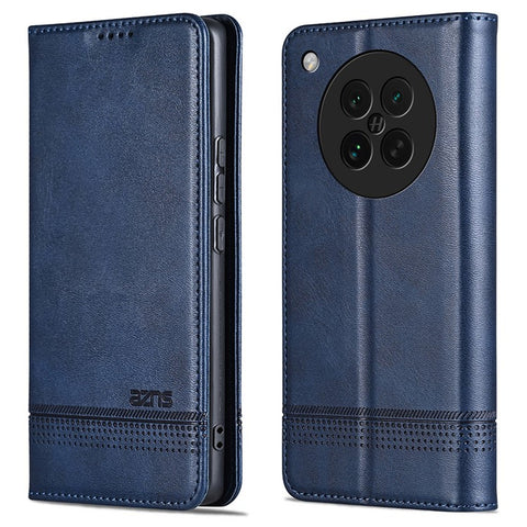 AZNS For Oppo Find X8s 5G Case Cowhide Texture PU Leather Wallet Phone Cover
