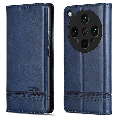 AZNS For Oppo Find X8 Ultra 5G Case Cowhide Texture PU Leather Wallet Phone Cover