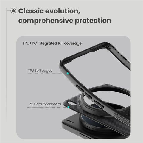 NILLKIN Frosted Shield Pro for vivo X200 Ultra 5G Magnetic Case PC + TPU Phone Cover