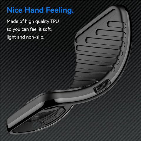 For OnePlus 10T 5G / Ace Pro 5G Thunder Series Twill Texture Anti-Slip Case Thickened TPU Shockproof Cover Phone Protector