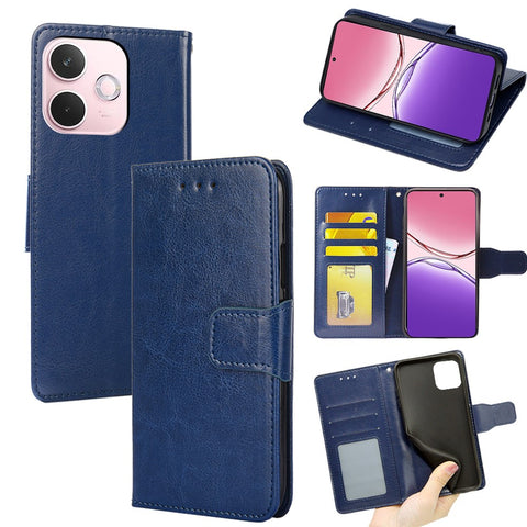 For Oppo A5 Pro 4G (Global) / 5G (Global) / A5 Energy 5G (China) Case Wallet PU Leather + TPU Folding Stand Phone Cover