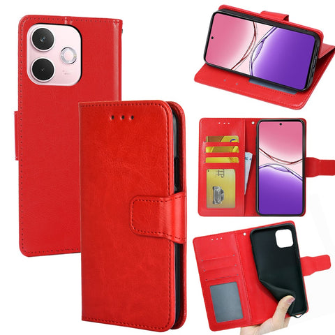 For Oppo A5 Pro 4G (Global) / 5G (Global) / A5 Energy 5G (China) Case Wallet PU Leather + TPU Folding Stand Phone Cover