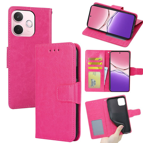 For Oppo A5 Pro 4G (Global) / 5G (Global) / A5 Energy 5G (China) Case Wallet PU Leather + TPU Folding Stand Phone Cover