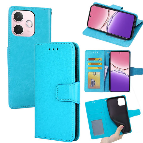 For Oppo A5 Pro 4G (Global) / 5G (Global) / A5 Energy 5G (China) Case Wallet PU Leather + TPU Folding Stand Phone Cover