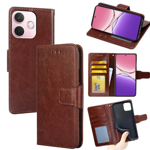 For Oppo A5 Pro 4G (Global) / 5G (Global) / A5 Energy 5G (China) Case Wallet PU Leather + TPU Folding Stand Phone Cover