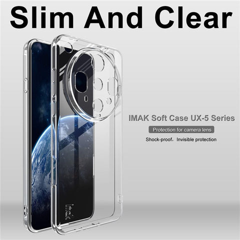 IMAK UX-5 Series For Oppo Find X8 Ultra 5G Case Shockproof TPU Clear Slim Back Shell