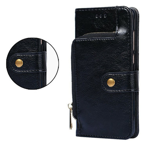 For Oppo A5 Pro 4G (Global) / 5G (Global) / A5 Energy 5G (China) Case Zipper Pocket PU Leather Wallet Flip Phone Cover