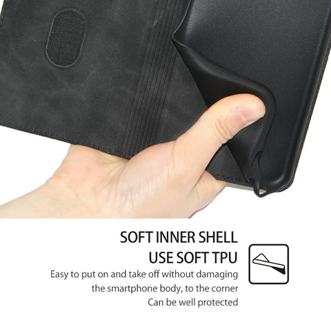 For Oppo A5 Pro 4G (Global) / 5G (Global) / A5 Energy 5G (China) Case Card Holder PU Leather Magnetic Closing Phone Cover