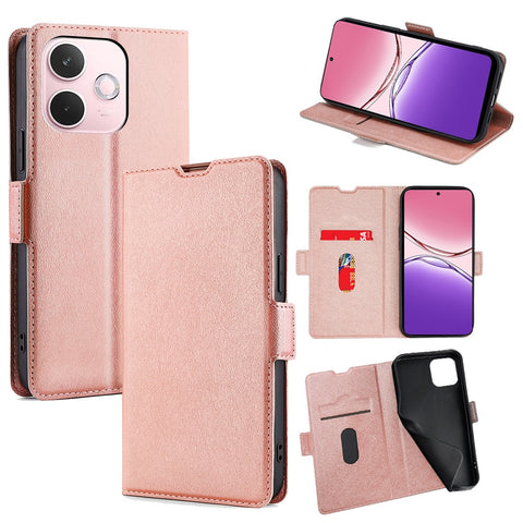 For Oppo A5 Pro 4G (Global) / 5G (Global) / A5 Energy 5G (China) Case Card Holder PU Leather Phone Cover