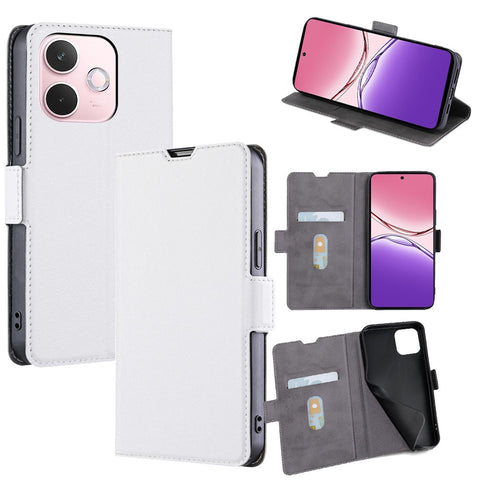 For Oppo A5 Pro 4G (Global) / 5G (Global) / A5 Energy 5G (China) Case Card Holder PU Leather Phone Cover
