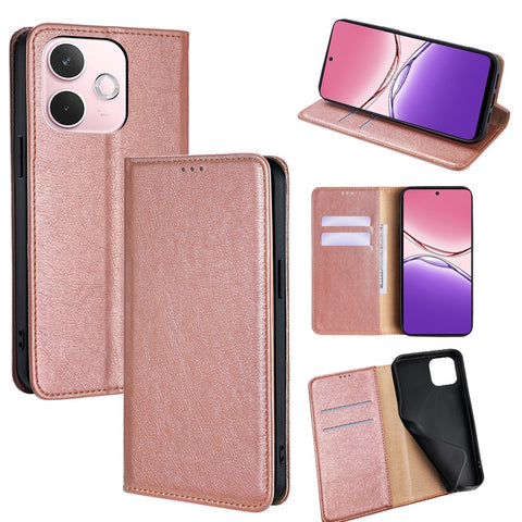 For Oppo A5 Pro 4G (Global) / 5G (Global) / A5 Energy 5G (China) Case Wallet PU Leather Magnetic Auto-Absorbed Phone Cover