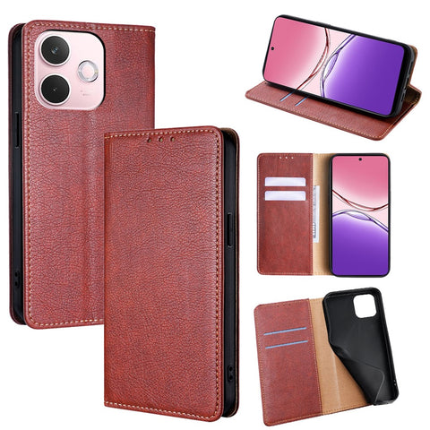 For Oppo A5 Pro 4G (Global) / 5G (Global) / A5 Energy 5G (China) Case Wallet PU Leather Magnetic Auto-Absorbed Phone Cover