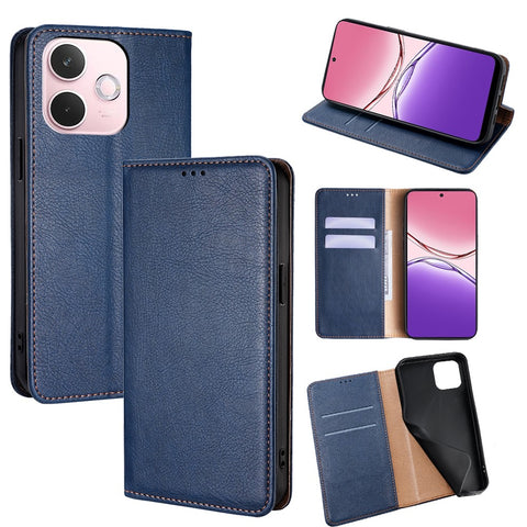 For Oppo A5 Pro 4G (Global) / 5G (Global) / A5 Energy 5G (China) Case Wallet PU Leather Magnetic Auto-Absorbed Phone Cover