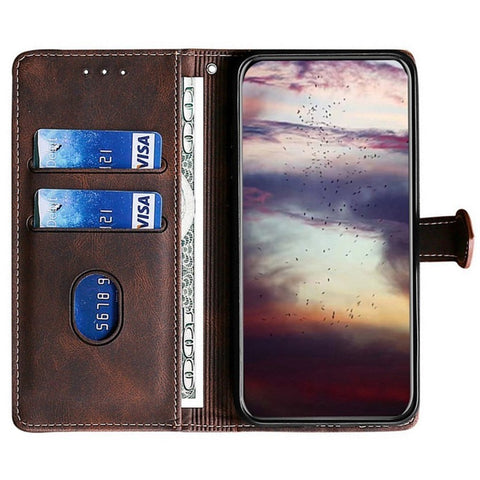 For Oppo A5 Pro 4G (Global) / 5G (Global) / A5 Energy 5G (China) Case Leather Wallet Phone Cover with Straw Hat Magnetic Clasp