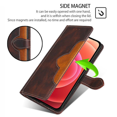 For Oppo A5 Pro 4G (Global) / 5G (Global) / A5 Energy 5G (China) Case Leather Wallet Phone Cover with Straw Hat Magnetic Clasp