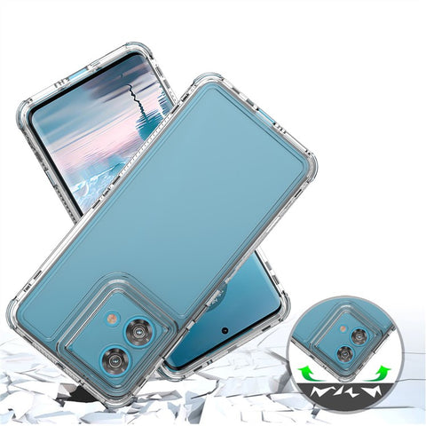 For Motorola Edge 40 Neo 5G Case Anti Scratch Acrylic TPU Clear Phone Cover