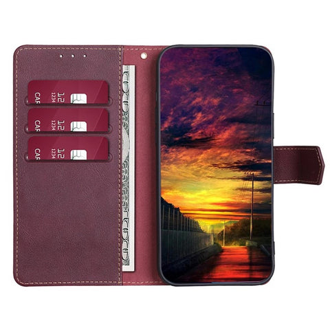 For Oppo A5 Pro 5G Case Leather Phone Cover with RFID Blocking Wallet