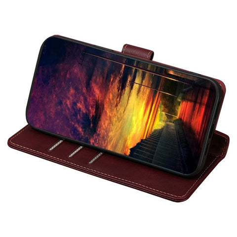 For Oppo A5 Pro 5G Case Leather Phone Cover with RFID Blocking Wallet