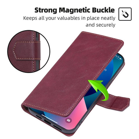 For Oppo A5 Pro 5G Case Leather Phone Cover with RFID Blocking Wallet