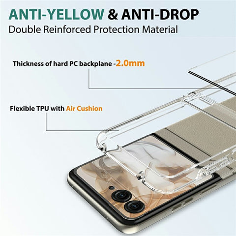 For Motorola Razr 2025 Case TPU + Acrylic Clear Phone Cover, Integrated Design
