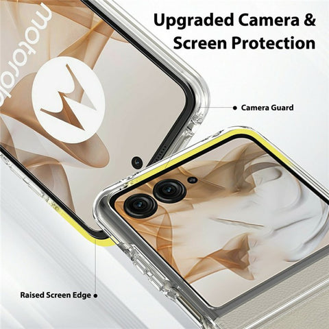 For Motorola Razr 2025 Case TPU + Acrylic Clear Phone Cover, Integrated Design