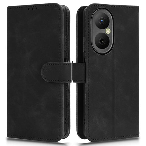For Huawei Enjoy 80 Leather Case Skin Feel Anti Drop Wallet Flip Phone Cover