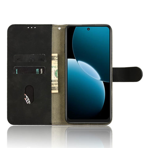 For Huawei Enjoy 80 Leather Case Skin Feel Anti Drop Wallet Flip Phone Cover
