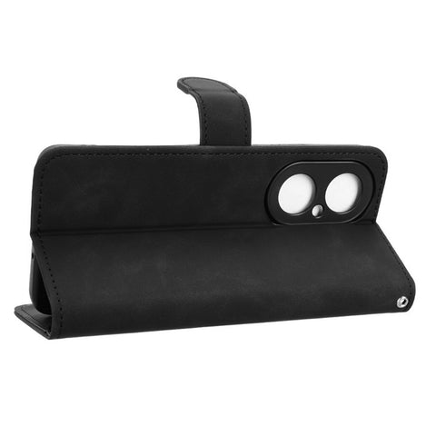 For Huawei Enjoy 80 Leather Case Skin Feel Anti Drop Wallet Flip Phone Cover