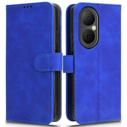 For Huawei Enjoy 80 Leather Case Skin Feel Anti Drop Wallet Flip Phone Cover