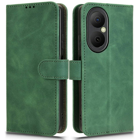 For Huawei Enjoy 80 Leather Case Skin Feel Anti Drop Wallet Flip Phone Cover