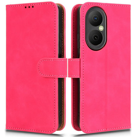 For Huawei Enjoy 80 Leather Case Skin Feel Anti Drop Wallet Flip Phone Cover