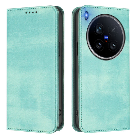 For vivo X200 Ultra 5G Wallet Cases Retro Texture RFID Blocking Leather Phone Cover
