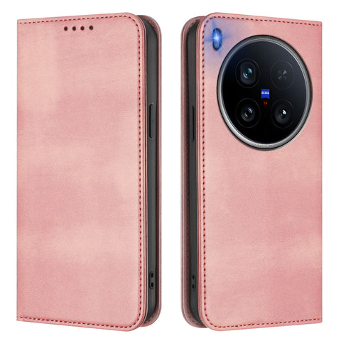 For vivo X200 Ultra 5G Wallet Cases Retro Texture RFID Blocking Leather Phone Cover