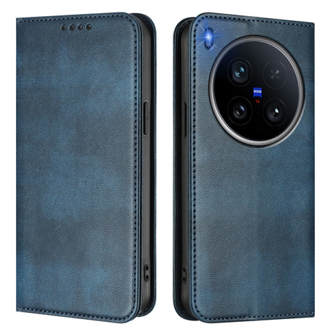 For vivo X200 Ultra 5G Wallet Cases Retro Texture RFID Blocking Leather Phone Cover