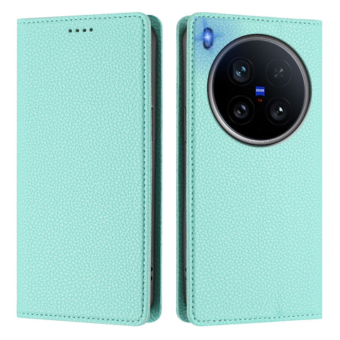 For vivo X200 Ultra 5G Wallet Case RFID Blocking Litchi Texture Leather Mobile Cover