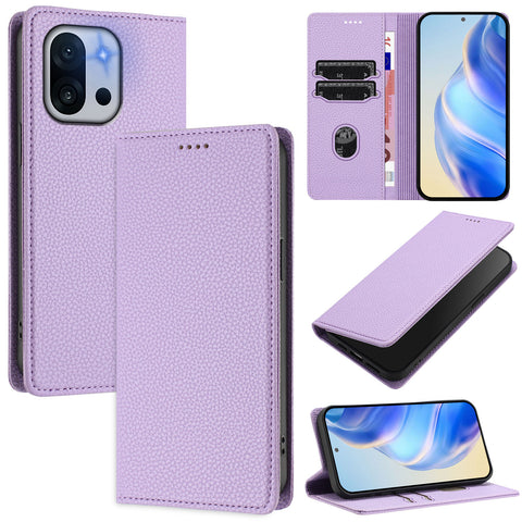 For OnePlus 13T 5G Wallet Case RFID Blocking Litchi Texture Leather Mobile Cover
