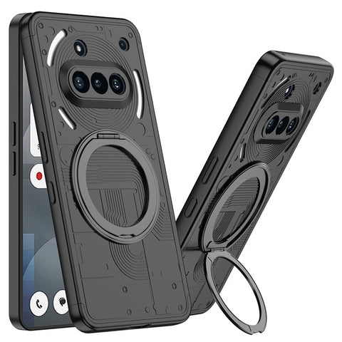 GKK Shield Series For Nothing Phone (3a) Magnetic Case with Kickstand Detachable Design Hard PC Phone Cover