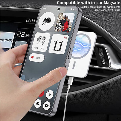 GKK Shield Series For Nothing Phone (3a) Magnetic Case with Kickstand Detachable Design Hard PC Phone Cover