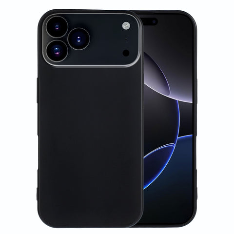 For iPhone 17 Pro Max TPU Case Soft Matte Anti-fingerprint Phone Back Cover