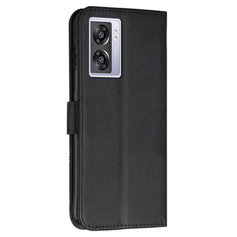 For Oppo A57 (2022) 5G / A77 5G / A77 4G / A57 4G / A57e 4G / A57s 4G / Realme V23 5G / OnePlus Nord N20 SE 4G Wallet Case Stitching PU Leather Stand Magnetic Phone Cover with Strap