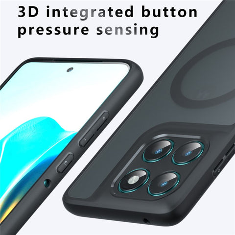 For Motorola Edge 60 5G / 60 Fusion 5G Magnetic Case TPU + PC Matte Skin Touch Phone Cover